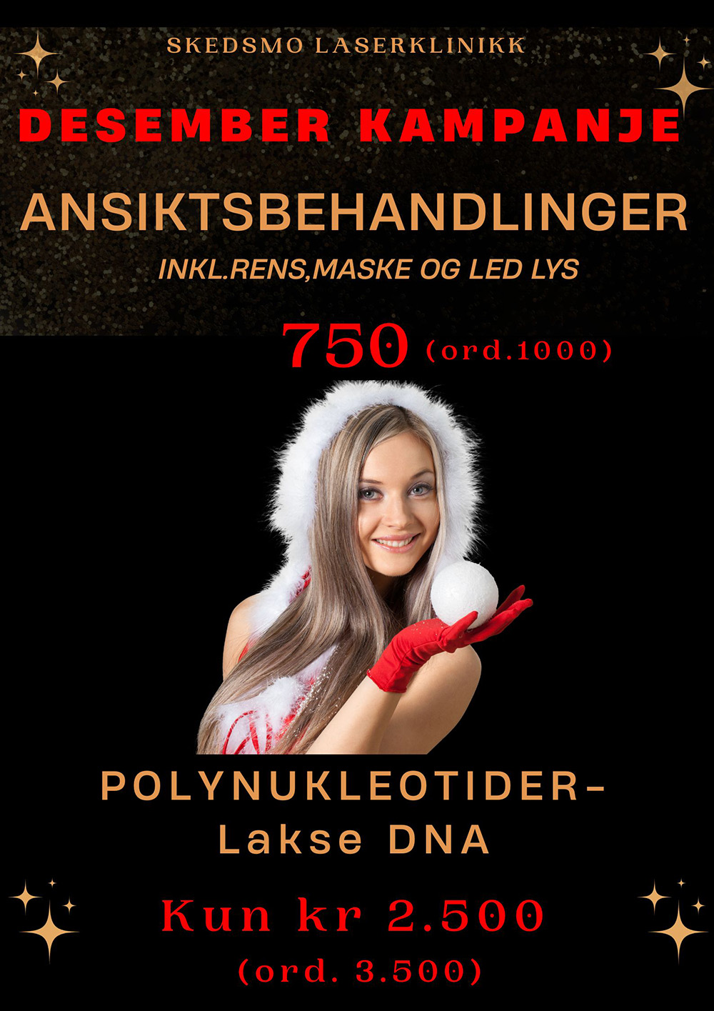 Desemberkampanje 2025 - Skedsmo laserklinikk