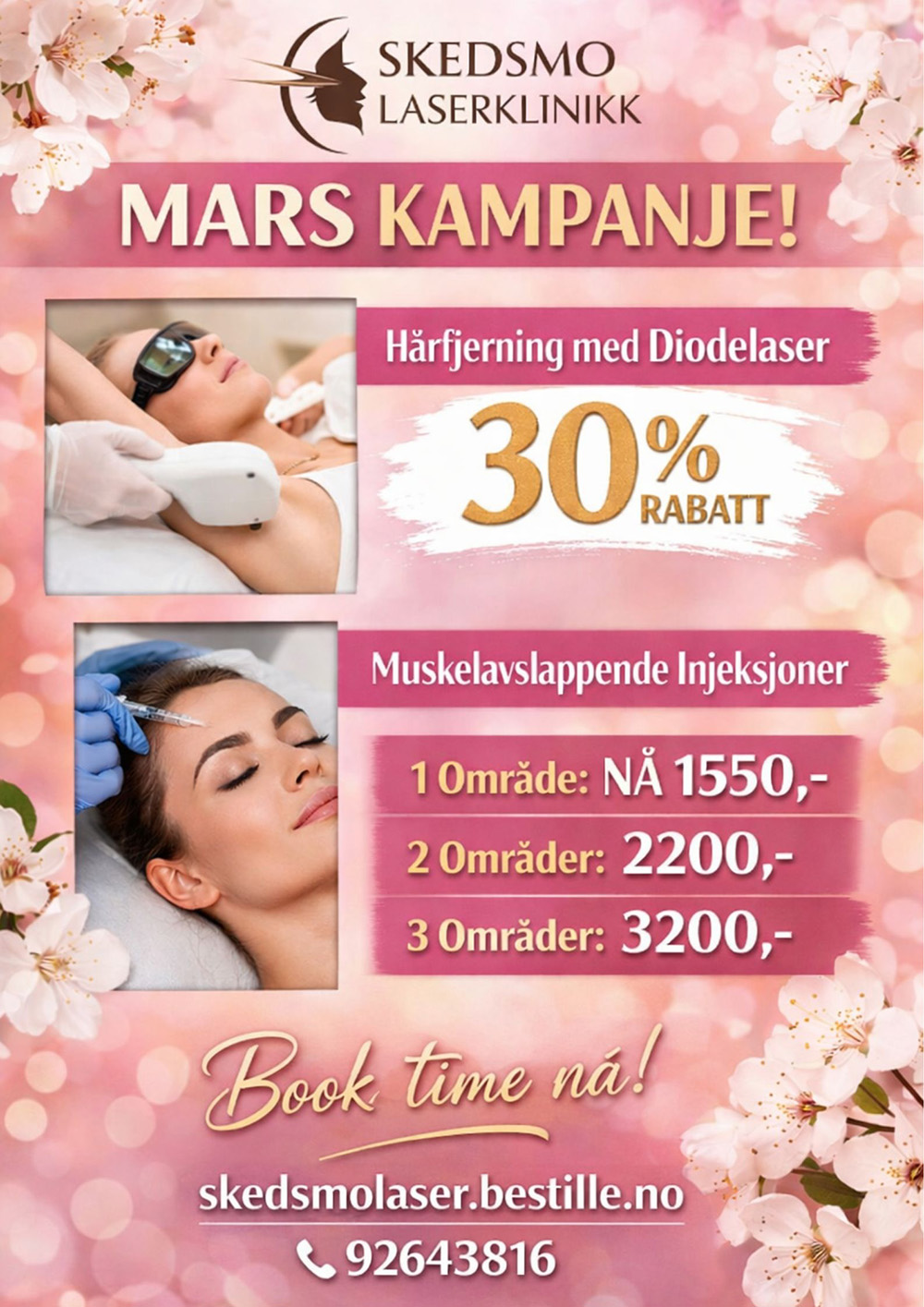 Marskampanje Skedsmo Laserklinikk